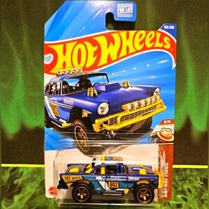 Mattel HotWheels Big Air Bel Air Blue and Yellow Collector Car